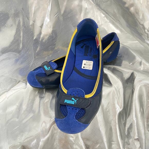 Puma ballet flats y2k vintage archive blue, women's size US 6.5, EU 37 - Picture 1 of 7
